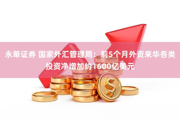 永華证券 国家外汇管理局:前5个月外资来华各类投资净增加约1600亿美元